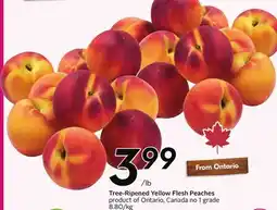 Sobeys Tree-Ripened Yellow Flesh Peaches - Peach Fest offer