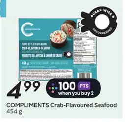 Sobeys COMPLIMENTS Crab-Flavoured Seafood offer