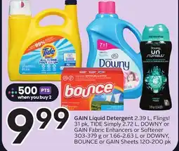 Sobeys GAIN Liquid Detergent offer