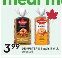 Sobeys Bagels offer