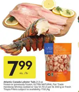 Sobeys Atlantic Canada Lobster Tails offer