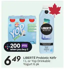 Sobeys LIBERTÉ Probiotic Kéfir offer