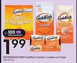 Sobeys Goldfish Crackers, Cookies or Crisps offer