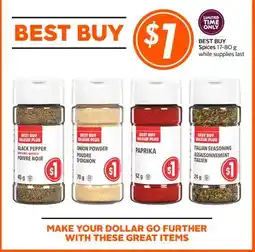 Sobeys Spices offer