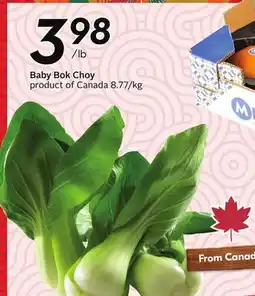 Sobeys Baby Bok Choy offer