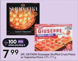 Sobeys Giuseppe Stuffed Crust Pizza or Suprema Pizza offer