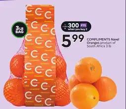 Sobeys COMPLIMENTS Navel Oranges offer