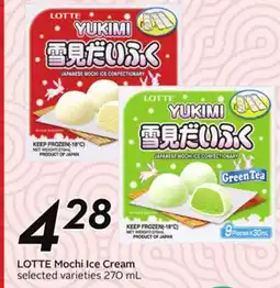 Sobeys LOTTE Mochi Ice Cream offer