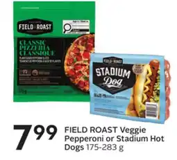 Sobeys FIELD ROAST Veggie Pepperoni or Stadium Hot Dogs offer