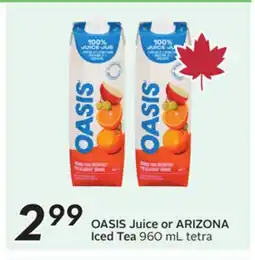 Sobeys Juice or Iced Tea offer