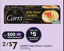 Sobeys Table Water Crackers offer