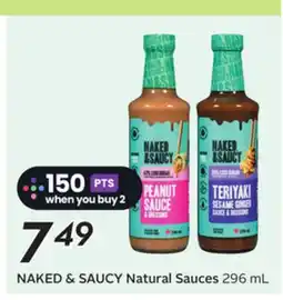 Sobeys NAKED & SAUCY Natural Sauces offer