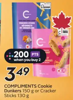 Sobeys COMPLIMENTS Cookie Dunkers offer