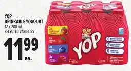 Metro YOP DRINKABLE YOGURT offer