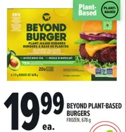 Metro BEYOND PLANT-BASED BURGERS offer