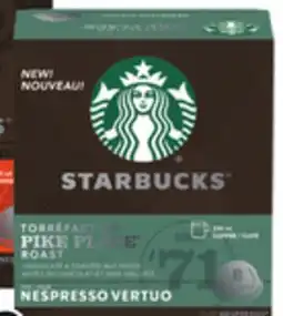 Metro STARBUCKS COFFEE CAPSULES offer