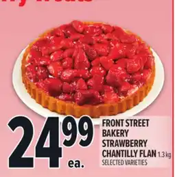Metro FRONT STREET BAKERY STRAWBERRY CHANTILLY FLAN offer