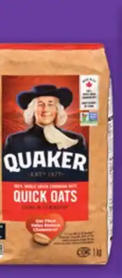 Metro QUAKER OATS OR CEREAL offer