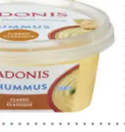 Metro FONTAINE SANTÉ OR ADONIS HUMMUS OR DIPS offer