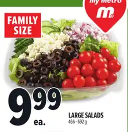 Metro LARGE SALADS offer