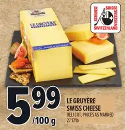 Metro LE GRUYÈRE SWISS CHEESE offer