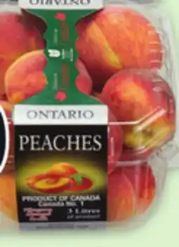 Metro LOCAL BASKETS PEACHES, BLUE PLUMS OR NECTARINES offer