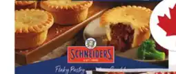 Metro MAPLE LEAF TOP DOGS OR SCHNEIDERS RED HOT'S OR FROZEN MEAT PIES offer