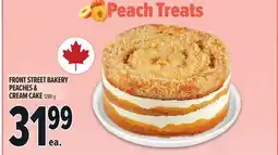 Metro FRONT STREET BAKERY PEACHES & CREAM CAKE offer