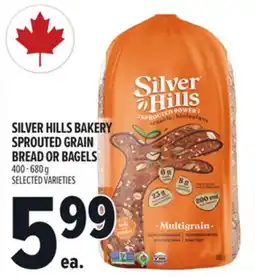 Metro SILVER HILLS BAKERY SPROUTED GRAIN BREAD OR BAGELS offer