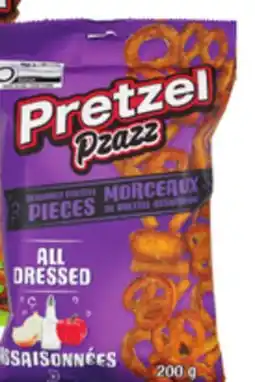 Metro PRETZEL PZAZZ SNACKS offer
