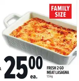 Metro FRESH 2 GO MEAT LASAGNA offer