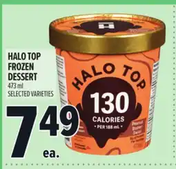 Metro HALO TOP FROZEN DESSERT offer