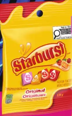 Metro STARBURST CANDY offer