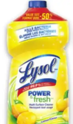 Metro LYSOL ALL PURPOSE CLEANER offer