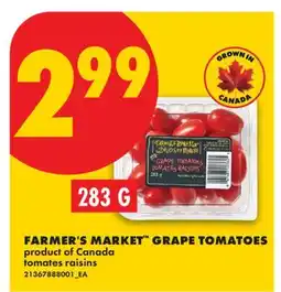 No Frills FARMER'S MARKET GRAPE TOMATOES offer