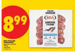 No Frills REA ITALIAN SAUSAGES offer