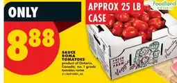 No Frills SAUCE ROMA TOMATOES offer
