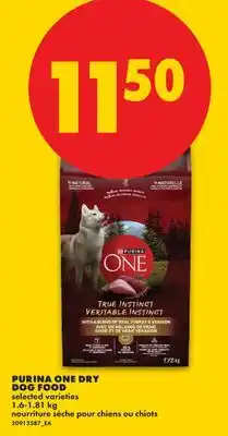 No Frills PURINA ONE DRY DOG FOOD offer