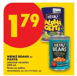 No Frills HEINZ BEANS OR PASTA offer