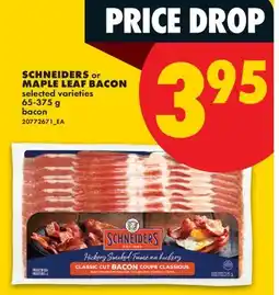No Frills SCHNEIDERS OR MAPLE LEAF BACON offer