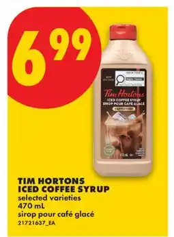 No Frills TIM HORTONS ICED COFFEE SYRUP offer