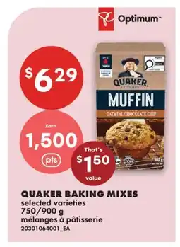 No Frills QUAKER BAKING MIXES, 750/900 G offer