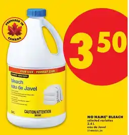 No Frills NO NAME BLEACH offer