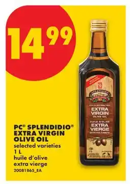 No Frills PC SPLENDIDIO EXTRA VIRGIN OLIVE OIL offer