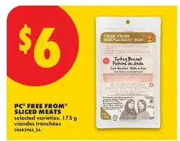 No Frills PC FREE FROM SLICED MEATS offer