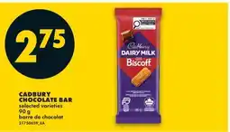 No Frills CADBURY CHOCOLATE BAR offer