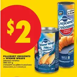 No Frills PILLSBURY CRESCENTS OR WIENER WRAPS offer
