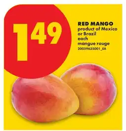 No Frills RED MANGO, EACH offer