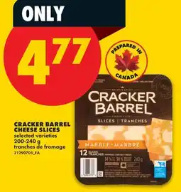 No Frills CRACKER BARREL CHEESE SLICES offer