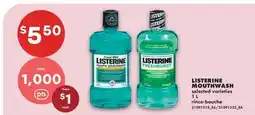 No Frills LISTERINE MOUTHWASH offer